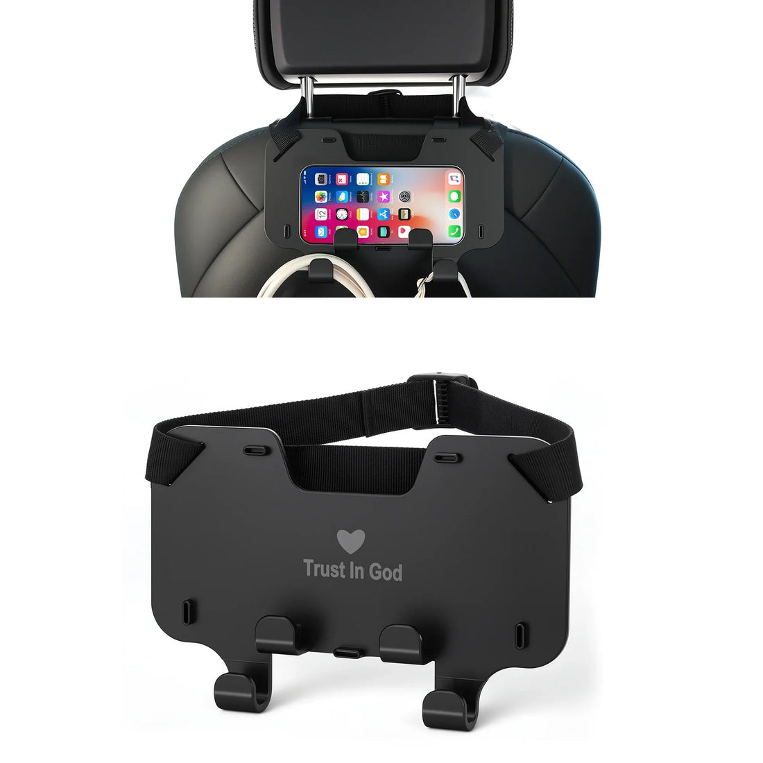 Business Travel Car Headrest Hooks for Mobile Office Use