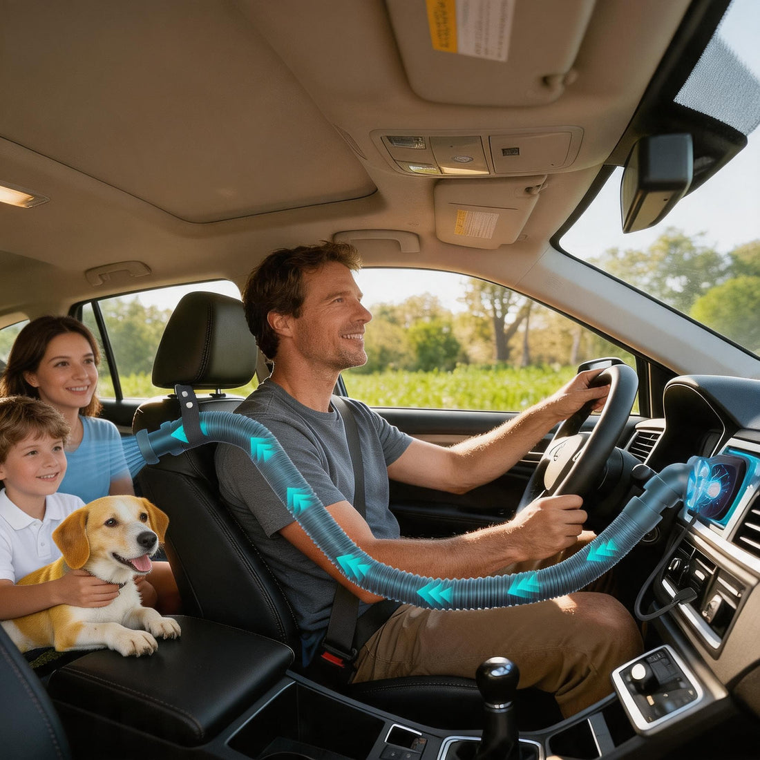 The Backseat Heat Crisis: How to Keep Your Kids, Parents, and Pets Cool on Summer Road Trips